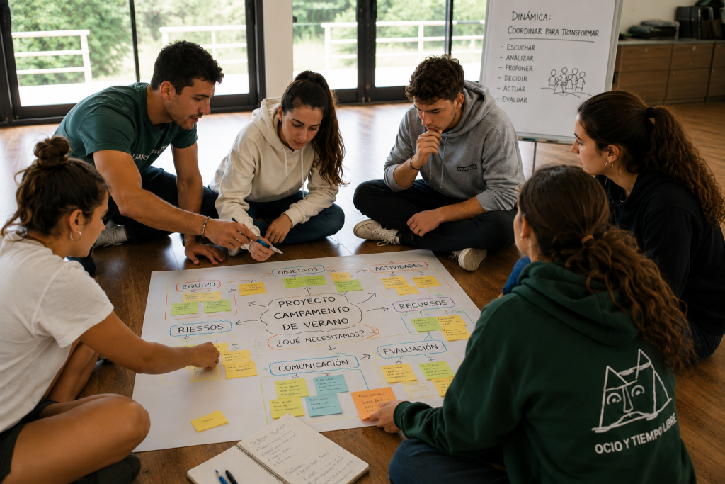 Curso de Coordinador coordinar campamentos